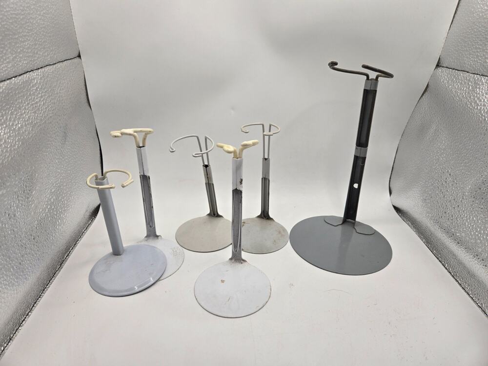 Lot Of 6 Doll Stands
